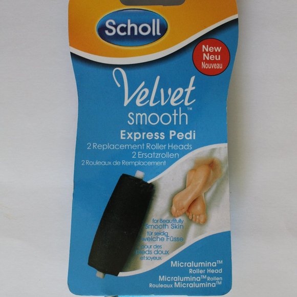 10 pk. Scholl Velvet Smooth Express Pedi Refills - 2 Replacement Roller Heads